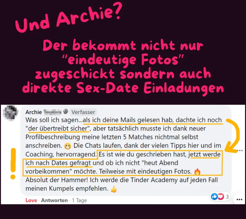 Archie – Direkte Sex-Date Einladungen aus der Community